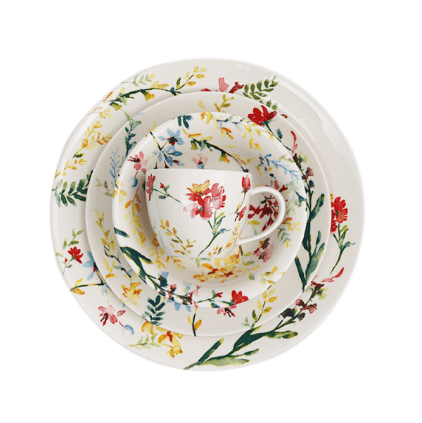 Claytan Spring Floral 20pc. Dinner Set