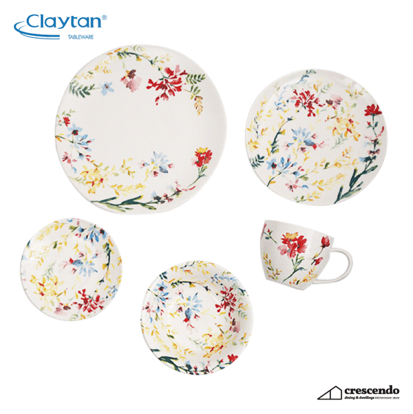 Claytan Spring Floral 20pc. Dinner Set